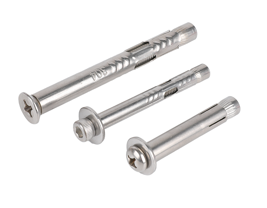Stainless steel expansion screws