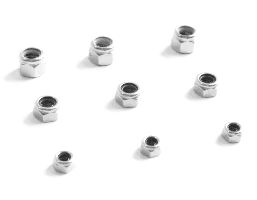 Stainless steel nylon lock nuts