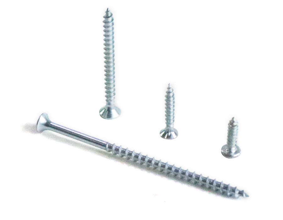 Zinc-plated self-tapping screws