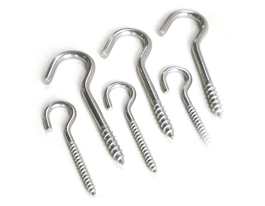 Stainless steel lamp hook screw