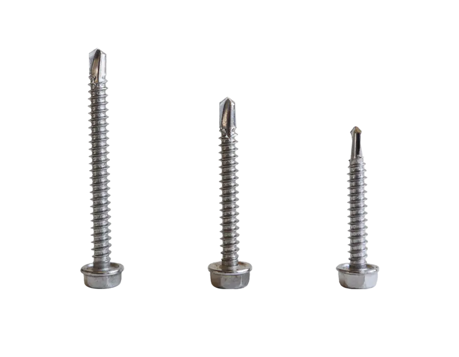 Stainless steel drilling screws