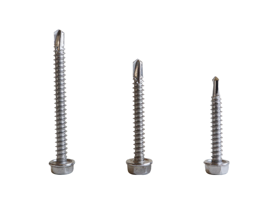 Stainless steel drilling screws